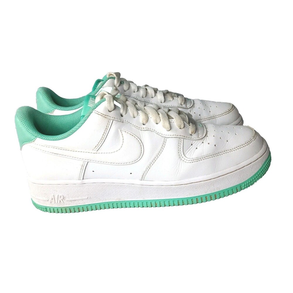 Nike Air Force 1 AF1 Low 07 Shoes Men's Size 9 White~Green